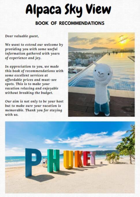 Alpaca Sky View Patong Apartman Kültér fotó